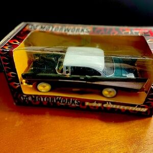 A New In Box 1957 Chevrolet Bel Air , MotorWorks Die Cast Toy Collection.